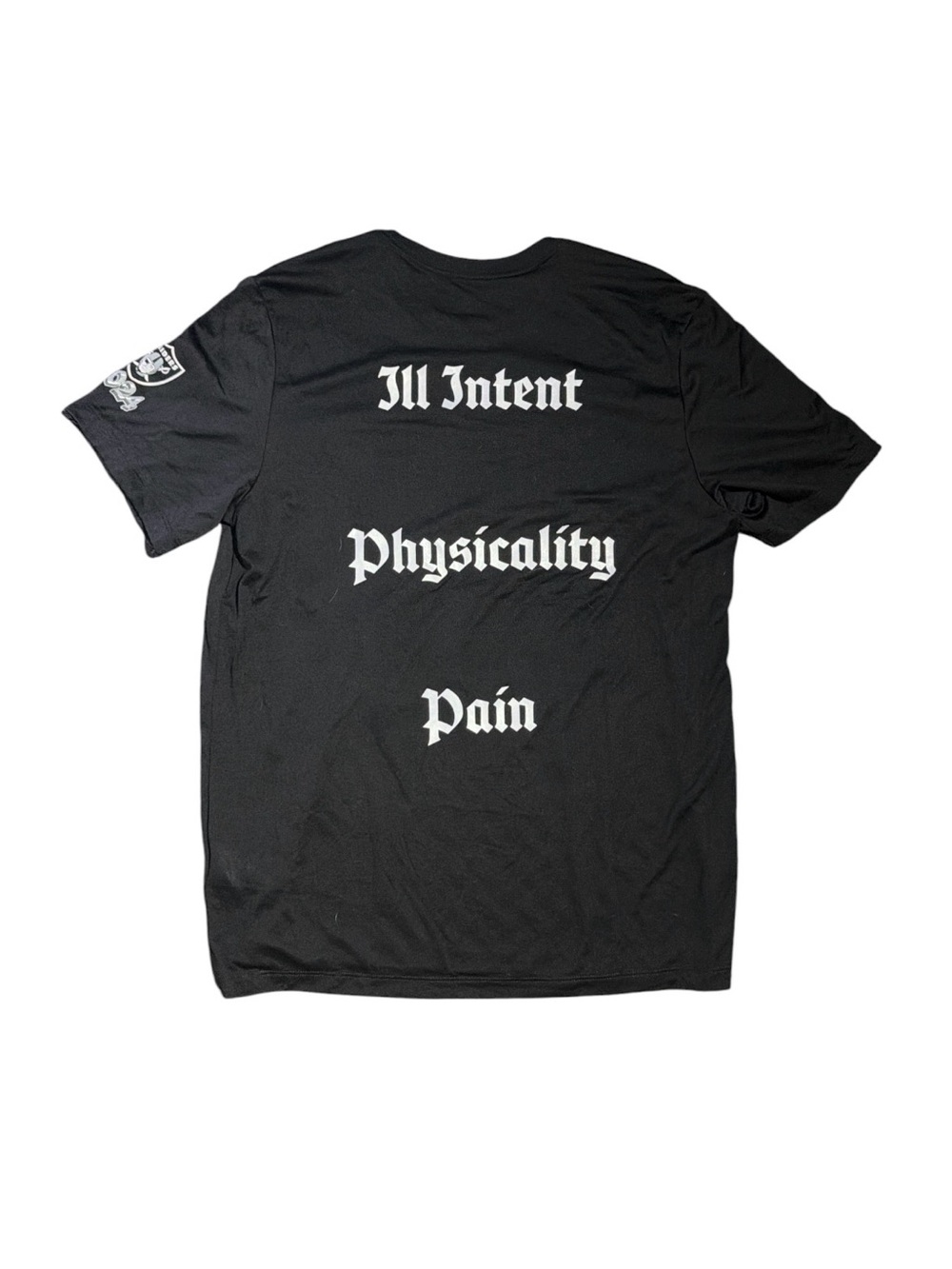 Nike Las Vegas Raiders Strength Training Tee Men’s Black Dri-FIT - Picture 2 of 3